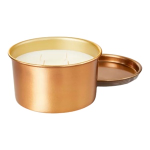 <b>Bulk</b> Customized Round Gold Metal <b>Candle</b> Jar for Home Wedding Restaurant in Affordable Price From India - Product Image 5