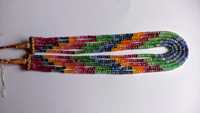 Multi Color Precious Ruby Sapphire Emerald Layered Necklace Beads High Quality Rondelle Gemstone Strands Online Indian