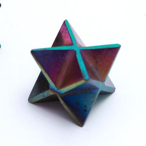 Merkaba – épingles à cheveux en cristal, étoiles, collier obsidienne, épilateur en cristal, forme d'étoile, trophée en cristal, décoration de la maison - Product Image 4