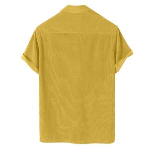 เสื้อแขนสั้นผู้ชาย, เสื้อผ้าลูกฟูกสวมใส่สบายสไตล์ยุโรปและอเมริกา - Product Image 3