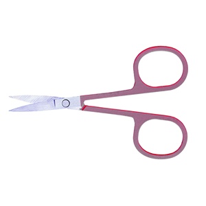 Tijeras de Acero Inoxidable Rectas de Alta Calidad para Dar Forma a las Cejas, 4.5 Pulgadas, Punta Afilada, Venta al por Mayor, Belleza, Recorte, ODM 2026 - Product Image 1