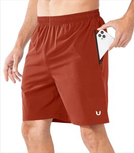 Pantalones cortos de gimnasio con logotipo personalizado para hombre, de secado rápido Material, bolsillos con cremallera, cierre de cordón para entrenamiento, correr, Fitness, fabricante OEM - Product Image 4