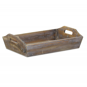 Elegant Design High Quality Handmade Mango Wood Serving <b>Tray</b> <b>with</b> <b>Handles</b> Durable Ideal for Home Kitchen Hotel Restaurant Use - Product Image 1