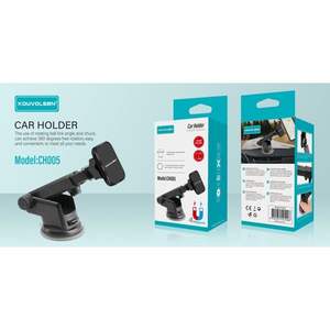 Supports de téléphone portable CH à ventouse avec base rotative en ABS pour tableau de bord de voiture - Product Image 1