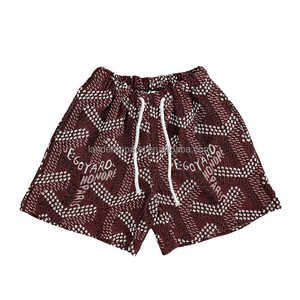 Shorts décontractés pour hommes Couleur unie Imprimé personnalisé Sports Five Fitness Pantalon de plage Respirant Mesh Basketball Shorts - Product Image 2