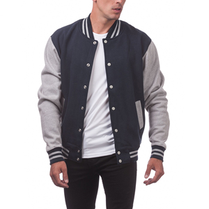 Chaquetas universitarias para hombre hechas a medida con múltiples bolsillos de manga larga/estilo de ropa de calle para hombre, diseño de cuello redondo, chaquetas universitarias para hombre - Product Image 4
