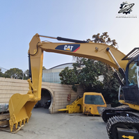 Excavatrice sur chenilles Caterpillar 320D, 20 tonnes, d'occasion, pour travaux de construction moyenne, excavatrice hydraulique Cat, engin de terrassement