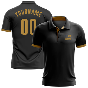 Polo de golf transpirable para hombre al por mayor con opciones de impresión de bordado de patrón sólido para entusiastas del aire libre - Product Image 1