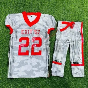 ชุดอเมริกันฟุตบอล 2025 ราคาแข่งขันได้ MOQ ต่ำ ระบายอากาศได้ดี แขนสั้น มีจำหน่าย ราคาสมเหตุสมผล - Product Image 6