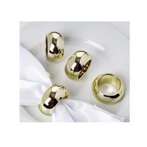Elegantes Anillos de Servilleta de Metal Diseñados para Complementar la Decoración de Mesas de Lujo en Hogares, Restaurantes y Espacios de Hostelería - Product Image 4