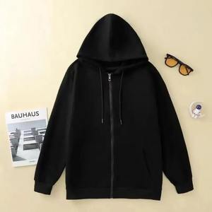 Sudadera con capucha holgada con cremallera para hombre, sudadera de algodón grueso, ropa de calle informal, moda Otoño Invierno - Product Image 5