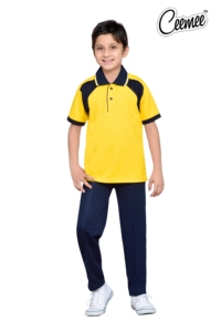 ชุดเสื้อกางเกงกีฬาสำหรับเด็กผู้ชาย,ชุดกีฬาลายทาง - Product Image 4