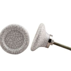 Vente en gros de boutons en céramique pour enfants, tirettes blanches, tiroir, fantaisie, fissure de 4.44 cm, nouveau Design exclusif 148 - Product Image 1