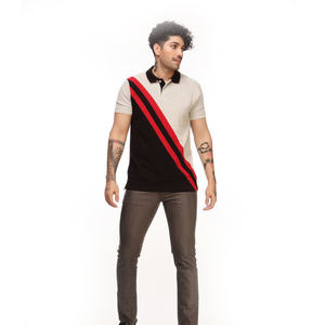 Polo ajustado de poliéster a precio asequible, ropa de calle superventas, moda de verano - Product Image 6