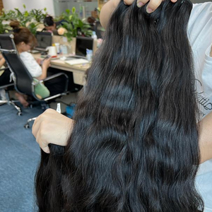 Extensions de cheveux humains 100% cambodgiens bruts Super Double bande dessinée Style qualité supérieure droite 30-36 pouces tressage naturel - Product Image 1