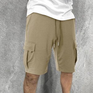 Custom Logo Baseball <b>Shorts</b> with Elastic Waist Solid <b>Knee</b> <b>Length</b> Pockets Made of Cotton Polyester Plain Dyed Digital Printed - Product Image 3