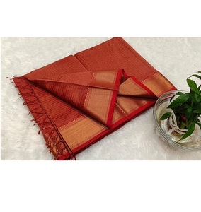 Maheshwari Checks <b>Saree</b> Authentic Silk Cotton Handloom Traditional Women's Designer Festival <b>Saree</b> - Product Image 4