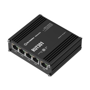 Teltonika RUT301 Industrial Router, 5x RJ45 100Mb/s, <b>USB</b> 2.0, IP30 - Product Image 2