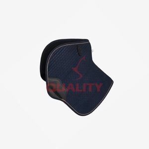 Soft lining wholesale english <b>saddle</b> pad with durable quilted fabric breathable cotton comfortable fit for horses in training - Product Image 2