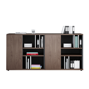 Modern Style Melamine Filing Cabinet Low Bookcase <b>Office</b> Desk Document Printer Storage Workshop School Warehouse Use Durable Cre - Product Image 5