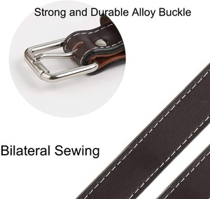 Collar de perro de piel sintética suave ajustable con patrón Floral, Collar moderno para mascotas, collares clásicos impermeables para cachorros con hebilla de aleación - Product Image 3