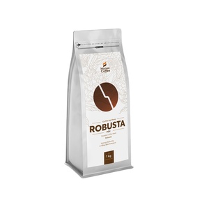 Marca HONEE, granos de café Robusta tostados de 1KG, tostado medio de alta calidad con sabor fuerte, café de grano entero - Product Image 5