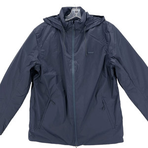 CARE MASTER Men's 2025 Autumn Printed Casual Padded Nylon <b>Jacket</b> NAVY Regular Fit Lightweight Hooded Insulated Waterproof - Product Image 2