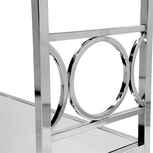 Modern Eco-Friendly <b>Coffee</b> <b>Table</b> with Stainless Steel Frame and Clear Tempered <b>Glass</b> <b>Top</b> for Living Room Furniture Indoor Use - Product Image 5