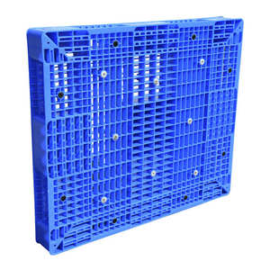 Paleta de Plástico Reversible Apilable de Doble Cara, Resistente, Azul, Grande, de HDPE, 1500*1500*150 mm - Product Image 3