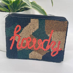 Monedero de Cuentas para Mujer, Estilo Inspirado, Monedero de Cuentas, Cartera de Cuentas (Rojo) - Product Image 1