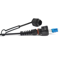 Adaptateur optique étanche Duplex LC SC MPO IP67 LSZH, câble de raccordement à fibres optiques, connecteurs rapides, utilisation extérieure, 5G 4G 3G 100m ODVA