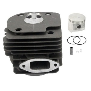 Cilindro e Pistone Compatibili per Motosega a Benzina Husqvarna Hus 372, 50 MM, Rif. 500032, Nuovo con Certificato GS, Supporto OEM - Product Image 1