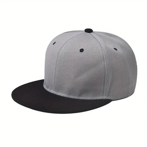 Casquette de baseball de sport à 6 panneaux brodée de logo personnalisé de haute qualité chapeau ajusté Snapback noir vintage pour hommes. Cyclisme extérieur - Product Image 1