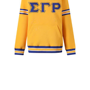 Sigma Fraternity bordado hombres cuello redondo sudadera personalizada Chenille bordado de cuello redondo talla grande Universidad - Product Image 5