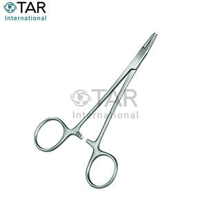 ที่จับเข็มผ่าตัดแบบแมนนวลทำจากสแตนเลสเนียนเรียบ ที่จับเข็มเว็บสเตอร์ทำจากทังสเตนคาร์ไบด์สำหรับการเย็บผ่าตัดที่แม่นยำ - Product Image 5