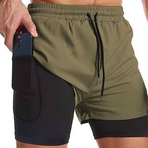 Short de course 2 en 1 pour homme Short de compression d'entraînement athlétique à séchage rapide Grym - Product Image 1