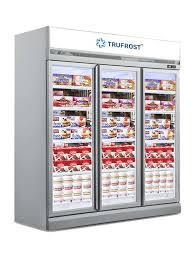 เครื่องทำน้ำเย็นแบบระบบแมนนวลสามประตูพร้อมมุมมองด้านบนลงล่าง Vf 1800ประตูล็อกได้18C ถึง25C - Product Image 2