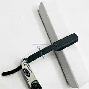 มีดโกนตรงสำหรับช่างตัดผมมืออาชีพ แบรนด์ส่วนตัว ผลิตจากสแตนเลสอย่างยั่งยืน ใบมีดเดี่ยว บรรจุภัณฑ์สีตามสั่ง - Product Image 3