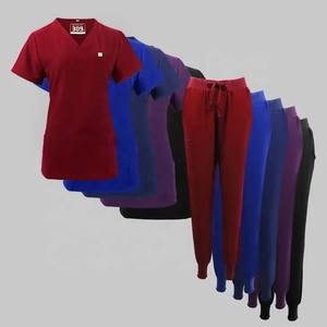 Uniformes médicos de diseño personalizado unisex, ropa de enfermera de hospital transpirable de talla grande XL, ropa deportiva Raw to Fine Fitness - Product Image 1