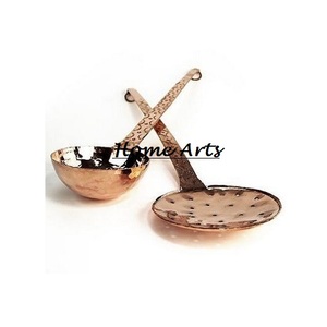 Maravilloso diseño de cobre martillado cucharón y Skimmer calidad superior forma personalizada accesorios de sauna a granel - Product Image 1