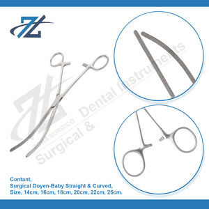 Doyen Intestinal Forceps Incurvé En Acier Inoxydable 25.cm Instruments Chirurgicaux Fabricant au Pakistan Base Matériel Chirurgical - Product Image 3