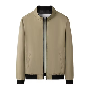 Chaqueta Bomber de Alta Calidad Personalizada para Hombre, Talla Grande, con Cuello Alto, Tela de Lona, Chaqueta de Invierno Acolchada - Product Image 3