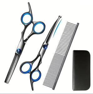 Ciseaux professionnels pour animaux de compagnie, ciseaux multicolores, ciseaux pour animaux de compagnie en acier inoxydable japonais avec peigne et pince par Life Care Instrument - Product Image 5