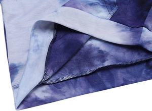 2025 personalizado ligero Tie Dye Pullover Hoodie hombres sueltos Casual manga larga sudaderas con bolsillos para la temporada de otoño - Product Image 5