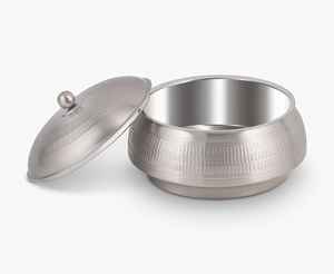 Boîte isotherme de luxe en métal avec couvercle verrouillable pour garder les aliments au chaud pendant des heures, idéale pour les tables à manger et les services de traiteur - Product Image 1