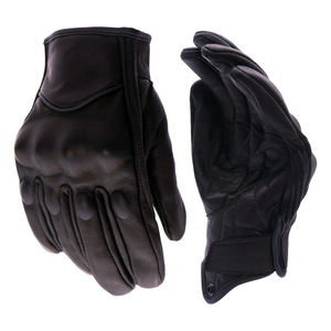 Gants de course en cuir de vachette personnalisés Gants de moto de course imprimés avec doublure douce - Product Image 1