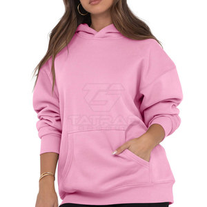 Sudaderas Extra Grandes de Moda para Mujer, 100% Algodón, Ropa de Calle, para Invierno, Uso en Exteriores, Resistentes al Viento y Transpirables, con Logotipo Frontal Personalizable - Product Image 3