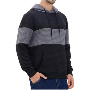 Sudadera con capucha acolchada suave de invierno para Hombre | Cálido algodón grueso Digital Streetwear Pullover Sudadera Logotipo personalizado OEM ODM Moda - Product Image 5