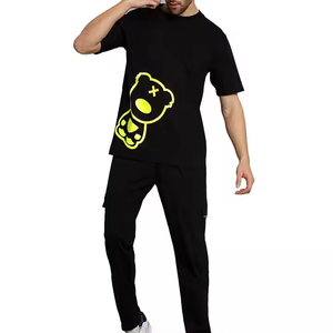 T-shirts légers pour hommes en vente directe en usine coupe ample vêtements respirants t-shirt de haute qualité pour hommes impression de logo personnalisé - Product Image 6