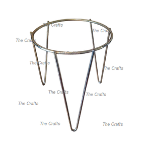 ขาตั้งกระถางเหล็กสีดำพร้อมที่วางกระถางต้นไม้สำหรับสวนระเบียงและสวน - Product Image 4